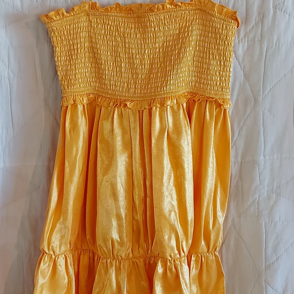 Lovers + Friend Yellow mini dress - Picture 3 of 8